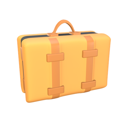 Travel Suitcase 3D Icon