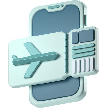 Travel Tickets  3D Icon