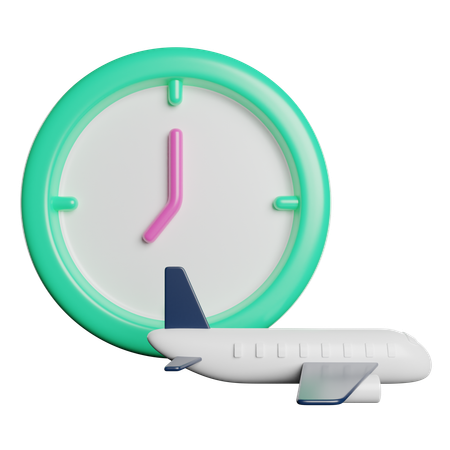 Travel Tine  3D Icon