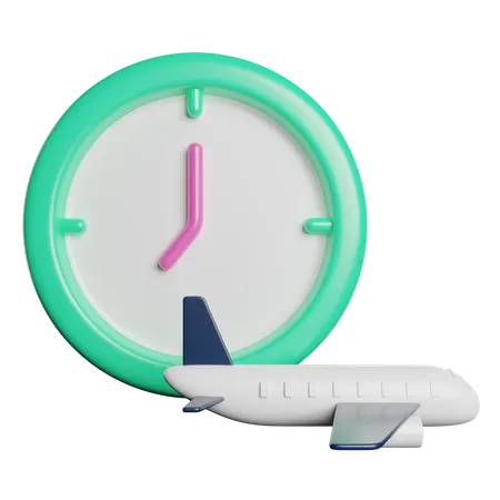 Travel Tine  3D Icon