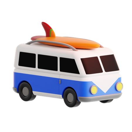 Travel Van  3D Icon