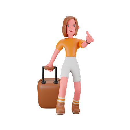 Traveler  3D Icon