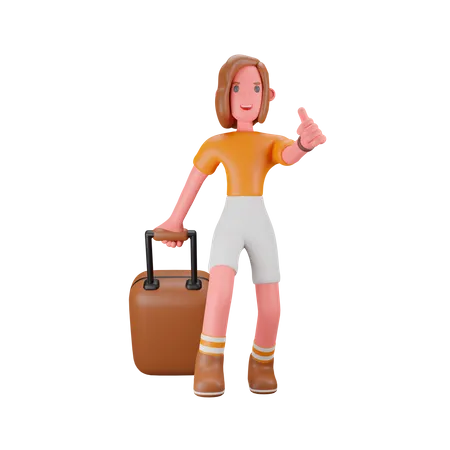 Traveler  3D Icon