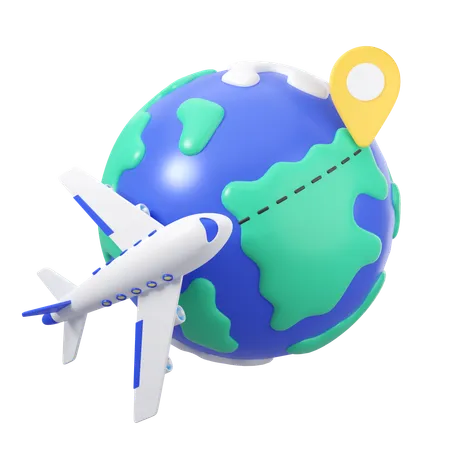 Traveling  3D Icon