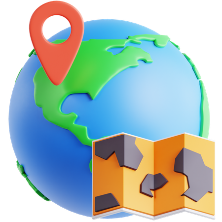 Traveling Around The World  3D Icon