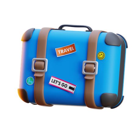 Traveling Bag  3D Icon