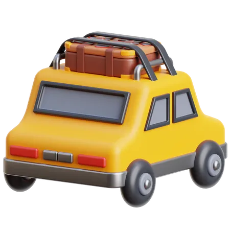 Traveling Car  3D Icon