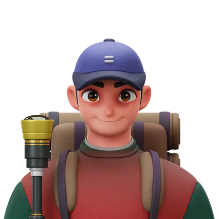 Traveller  3D Icon