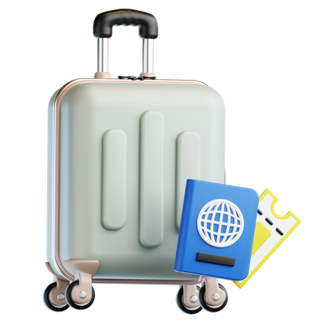 Travelling  3D Icon