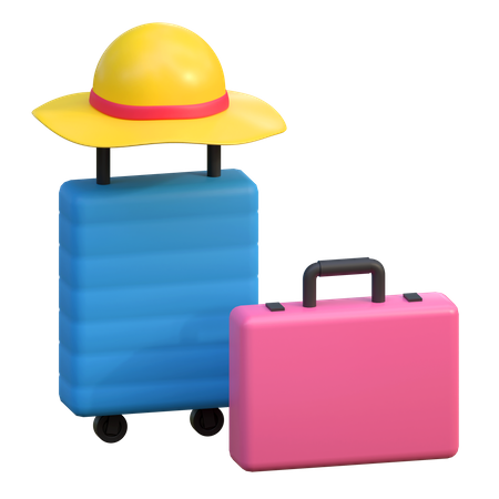 Travelling Bag  3D Icon