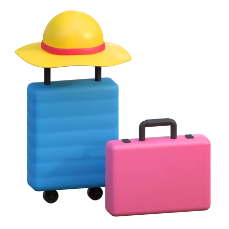 Travelling Bag  3D Icon