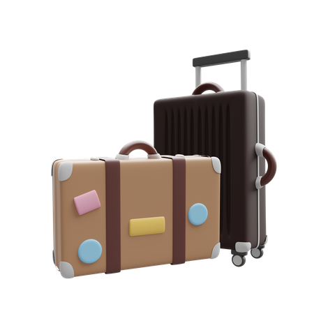 Travelling Bag  3D Illustration