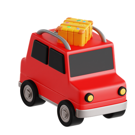 Travelling Car  3D Icon