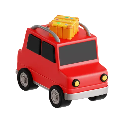 Travelling Car  3D Icon