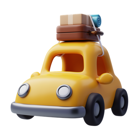 Travelling Car  3D Icon