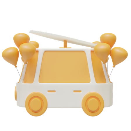 Travelling Car  3D Icon