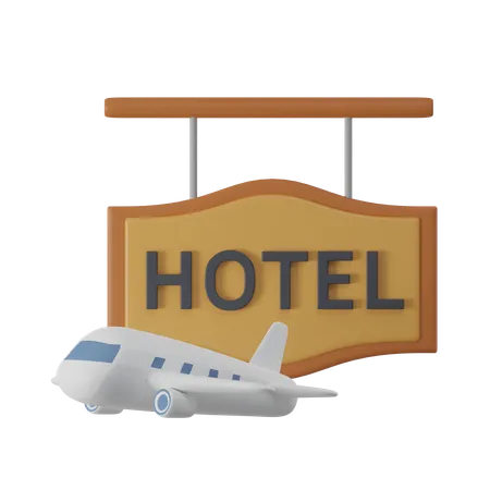 Travelling Hotel  3D Icon