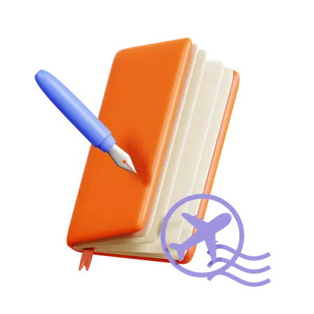 Travelling Journal  3D Icon