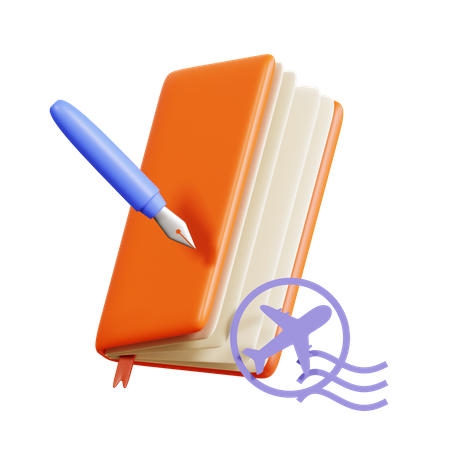 Travelling Journal  3D Icon