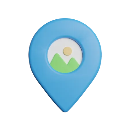 Travelling Location  3D Icon