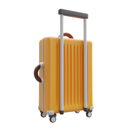 Travelling Luggage  3D Illustration