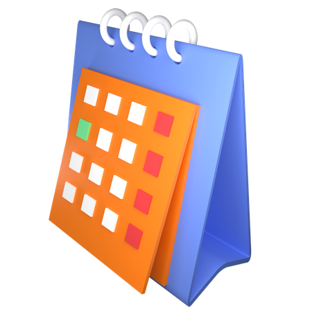 Travelling Schedule  3D Icon