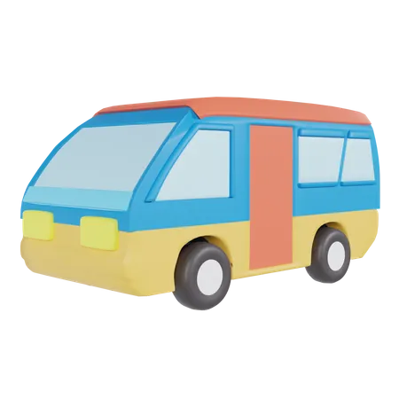 Travelling Van  3D Icon