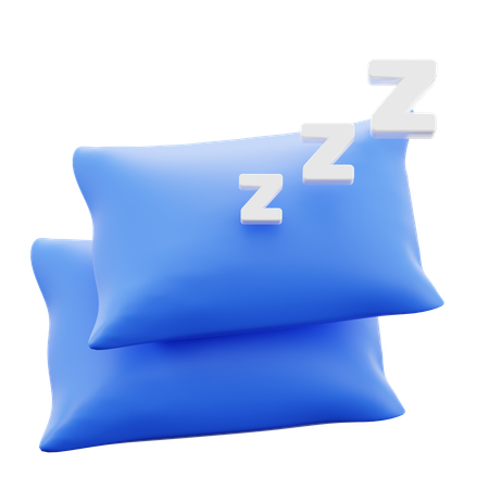 Travesseiro de dormir  3D Icon