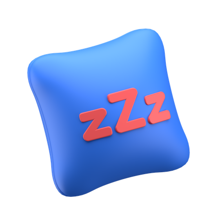 Travesseiro de dormir  3D Icon