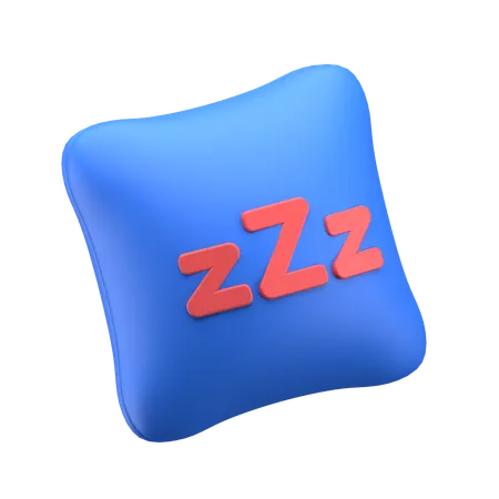 Travesseiro de dormir  3D Icon