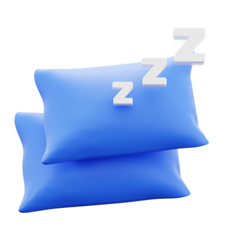 Travesseiro de dormir  3D Icon