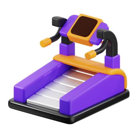 トレッドミル  3D Icon
