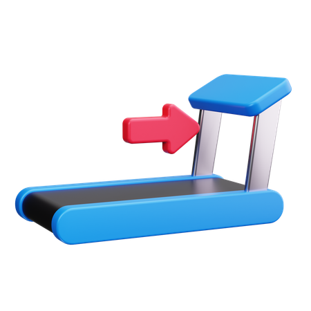 Treadmill  3D Icon