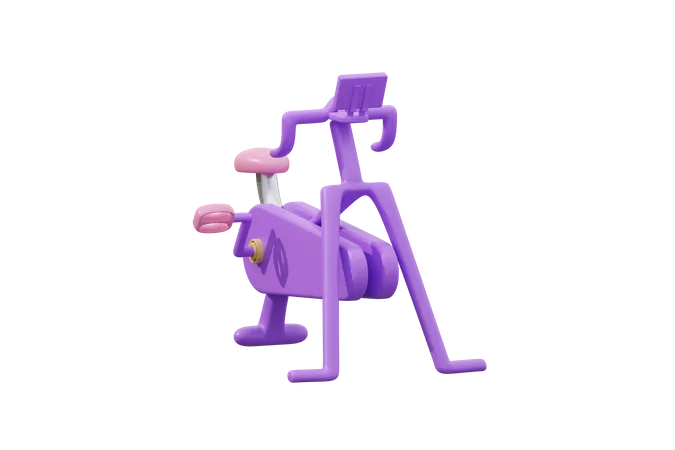 Treadmill  3D Icon