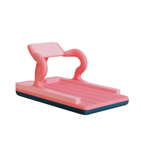 3 D Treadmill Illustration Object Rendered Can Be Used In Web Andmay More High Resolution 3D Illustration