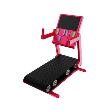 Treadmill 3D Illustration