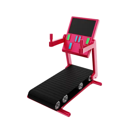 Treadmill  3D Illustration
