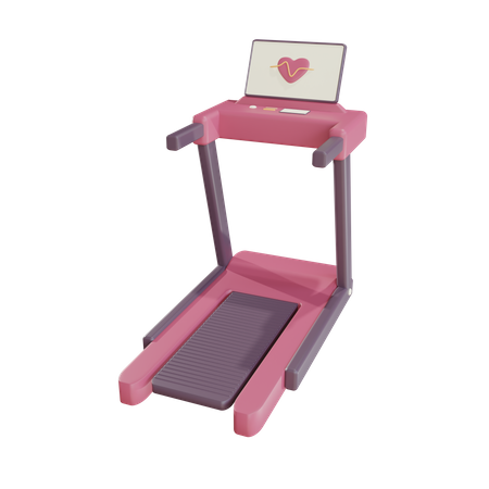 Treadmill 3D Illustration