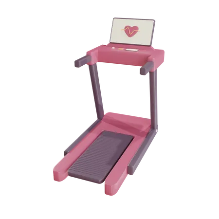 3 D Treadmill Object With Transparent Background 3D Illustration