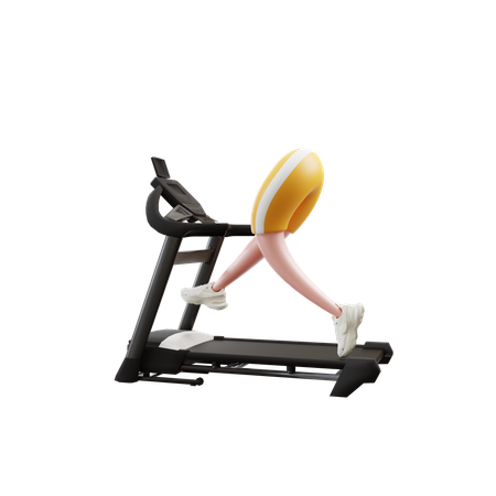Treadmill Walk  3D Icon