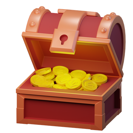 Treasure 3D Illustration