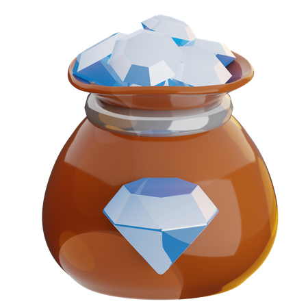 Treasure Bag  3D Icon