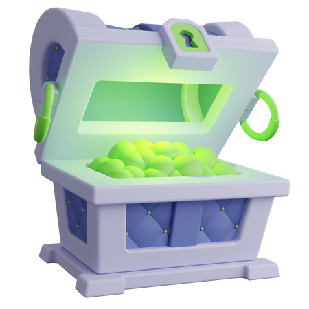 보물 상자  3D Icon