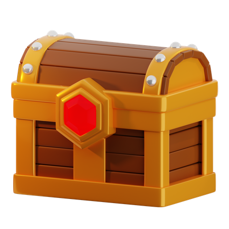 Treasure Box  3D Icon