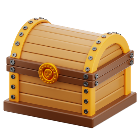 Treasure Box  3D Icon