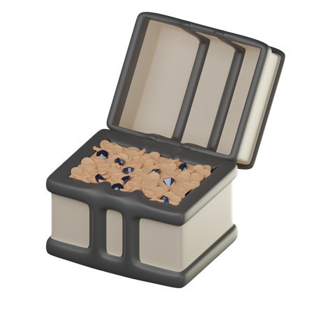 Treasure Box  3D Icon