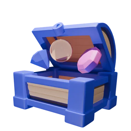 Treasure Box  3D Icon