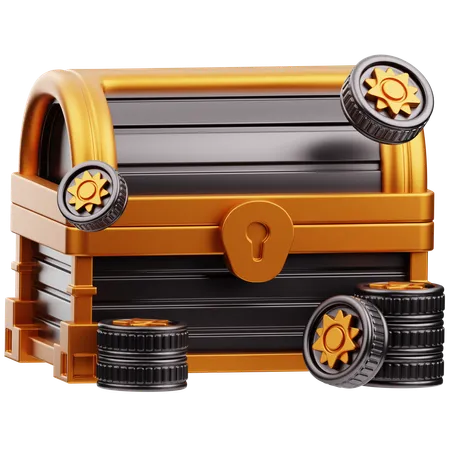 Treasure Box  3D Icon