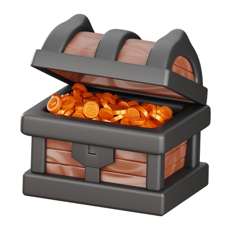 Treasure Box  3D Icon