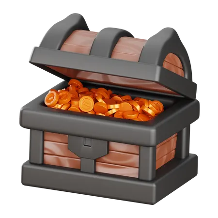 Treasure Box  3D Icon